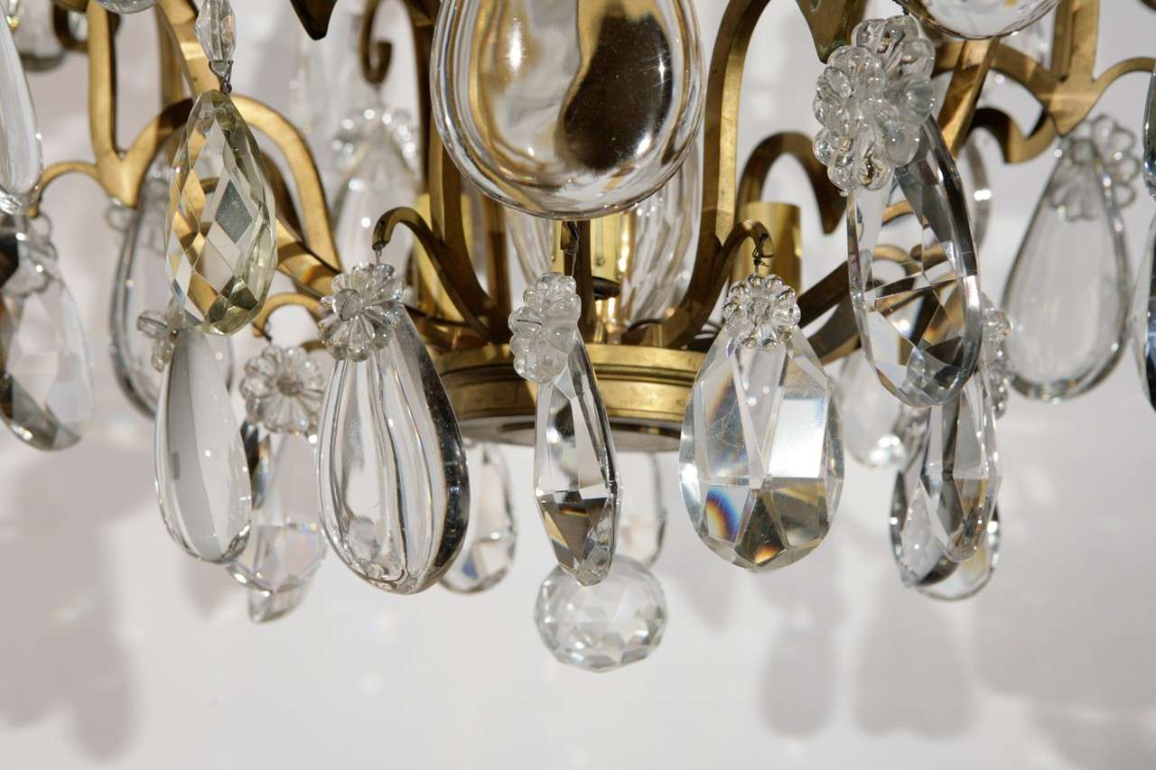 French Crystal Chandelier For Sale 5