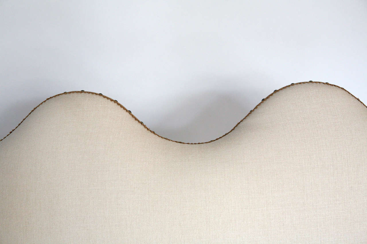 Mid-20th Century Camelback Sofa