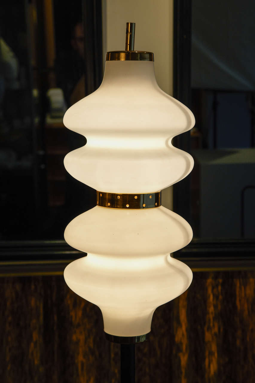 Marble Italian Floor Lamp circa 1970