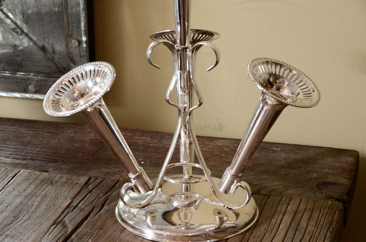 Silver Plate Epergne