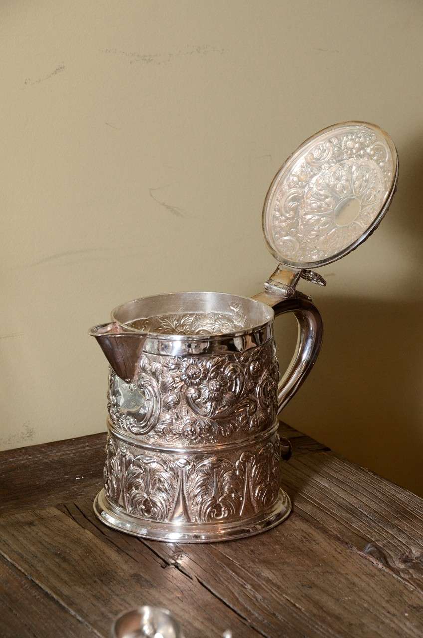 Silverplate Tankard In Excellent Condition In Southampton, NY