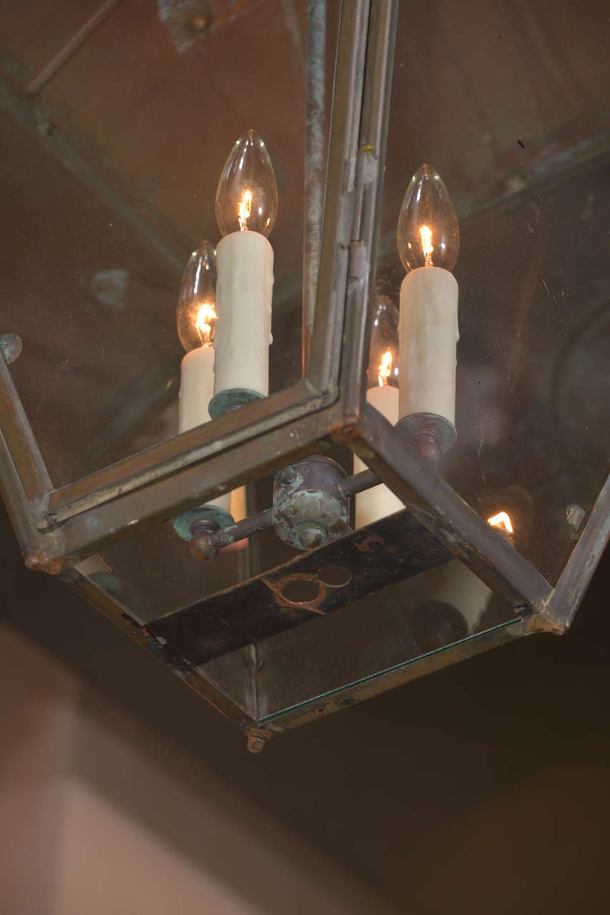 19th c. English Copper Lantern 1