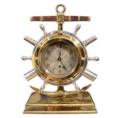 Giant Nautical Theme Chelsea Clock Circa 1920
