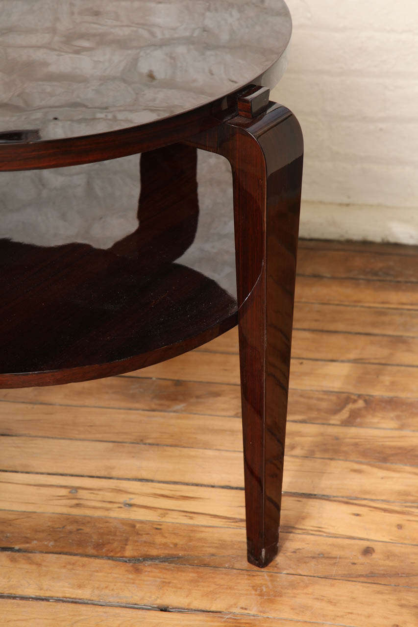 Mid-20th Century Art Deco Round Side Table For Sale