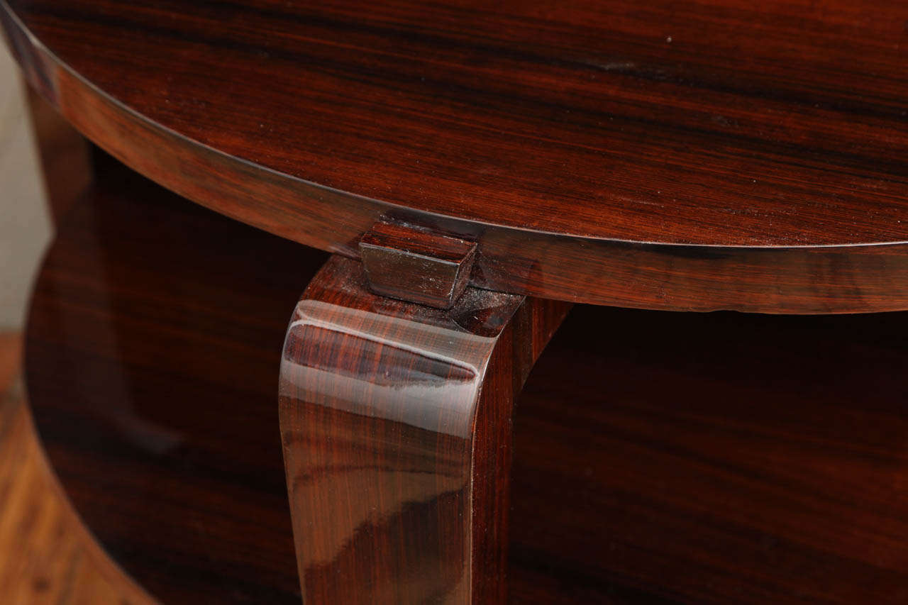 Art Deco Round Side Table For Sale 1
