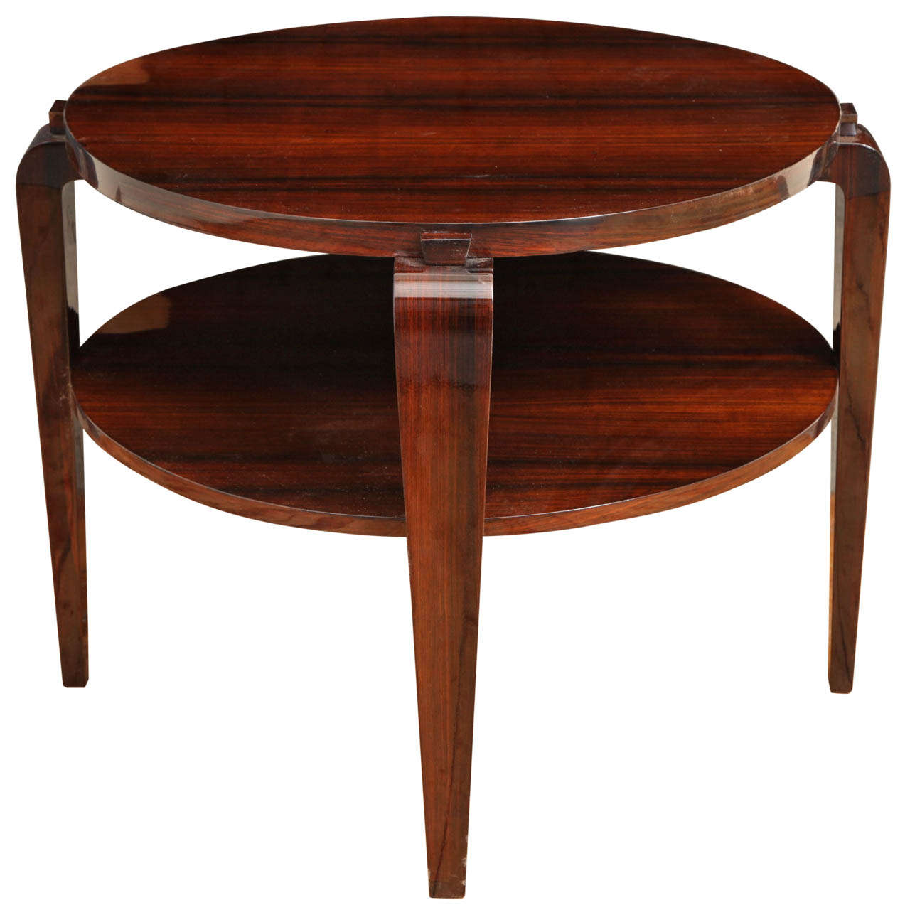 Art Deco Round Side Table For Sale