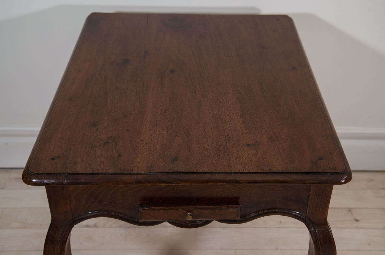 French Chestnut and Walnut Side Table 3