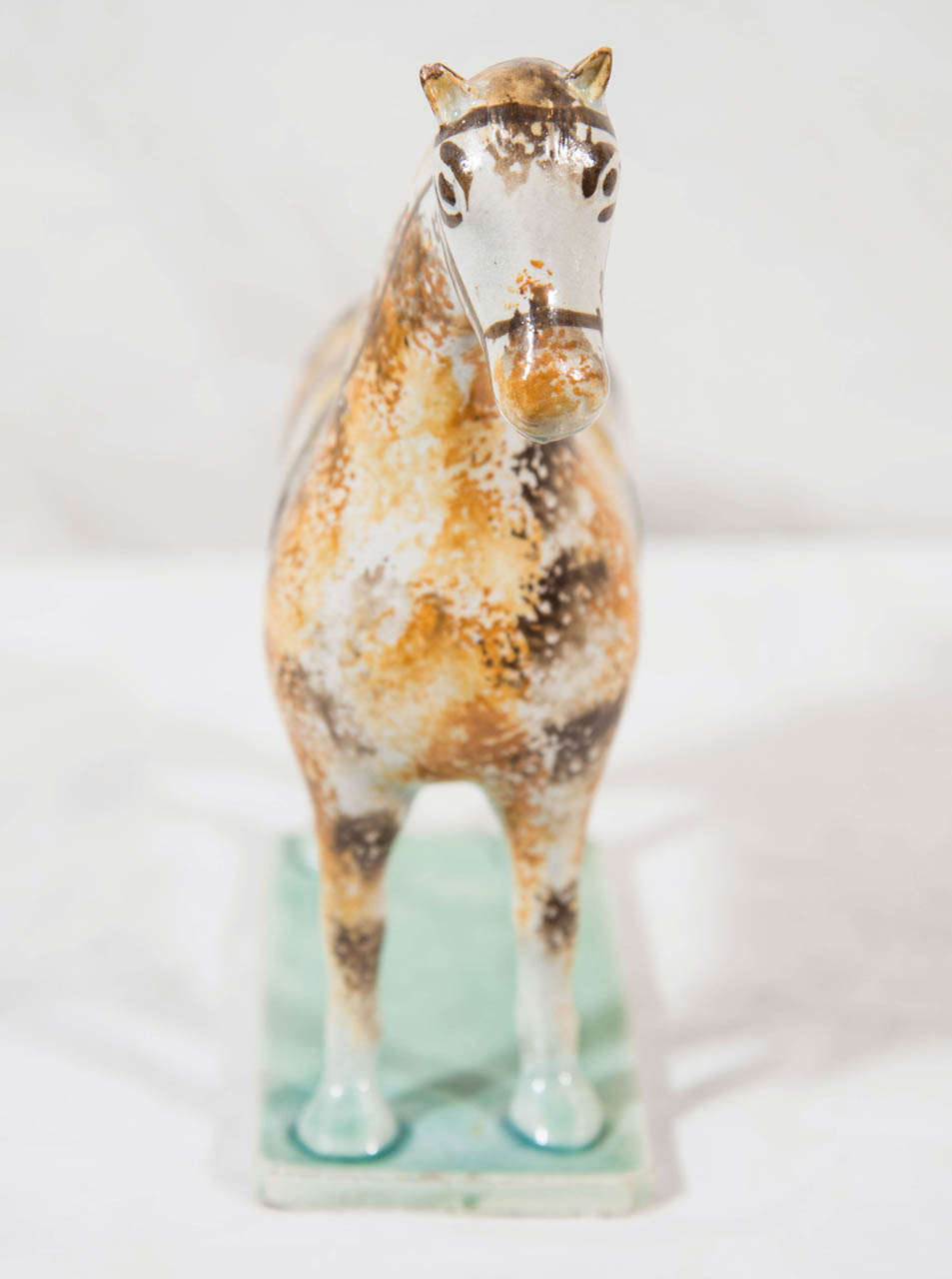 An 18th Century Pearlware Model of a Race Horse 1