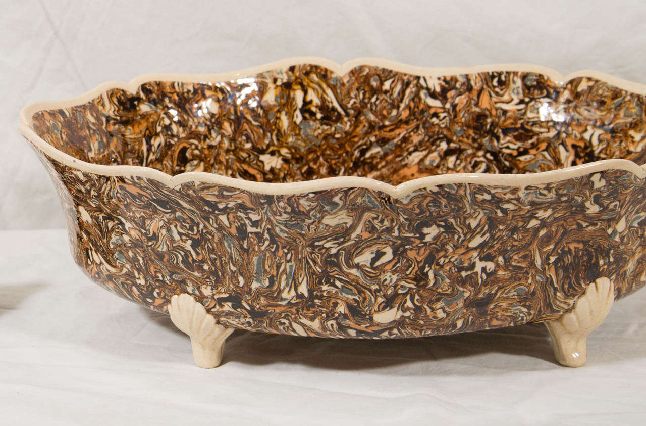 A Mid 19th Century Apt Mixed Earths Bowl 3