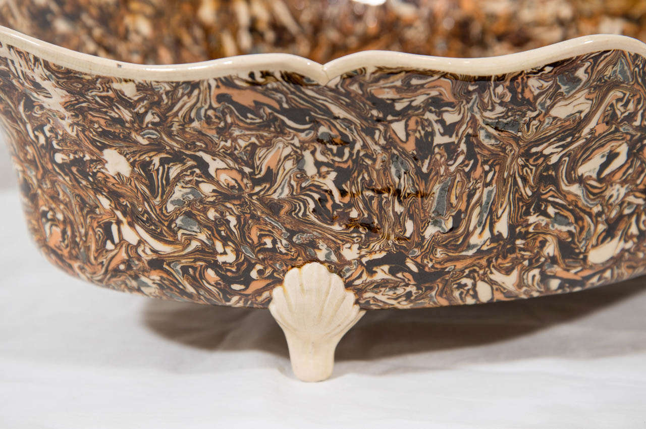 A Mid 19th Century Apt Mixed Earths Bowl 2