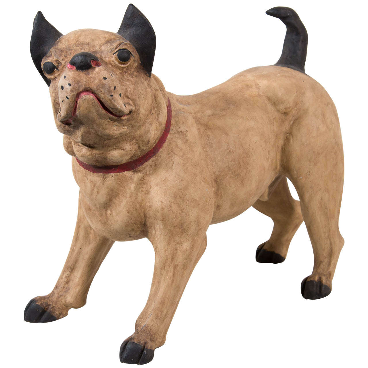 Antique Papier Mache French Bulldog at 1stDibs paper mache french