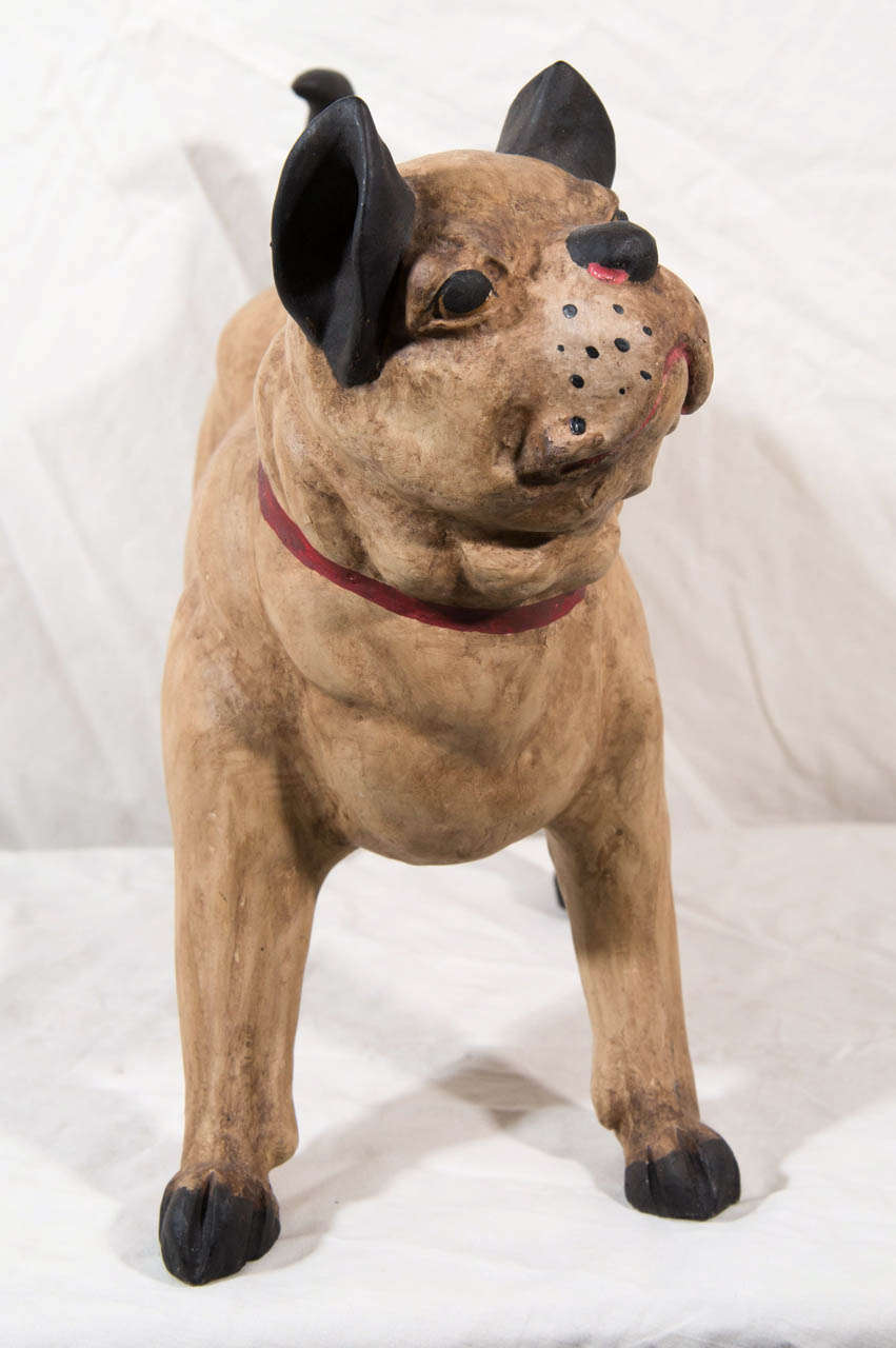 Antique Papier Mache French Bulldog at 1stDibs paper mache french