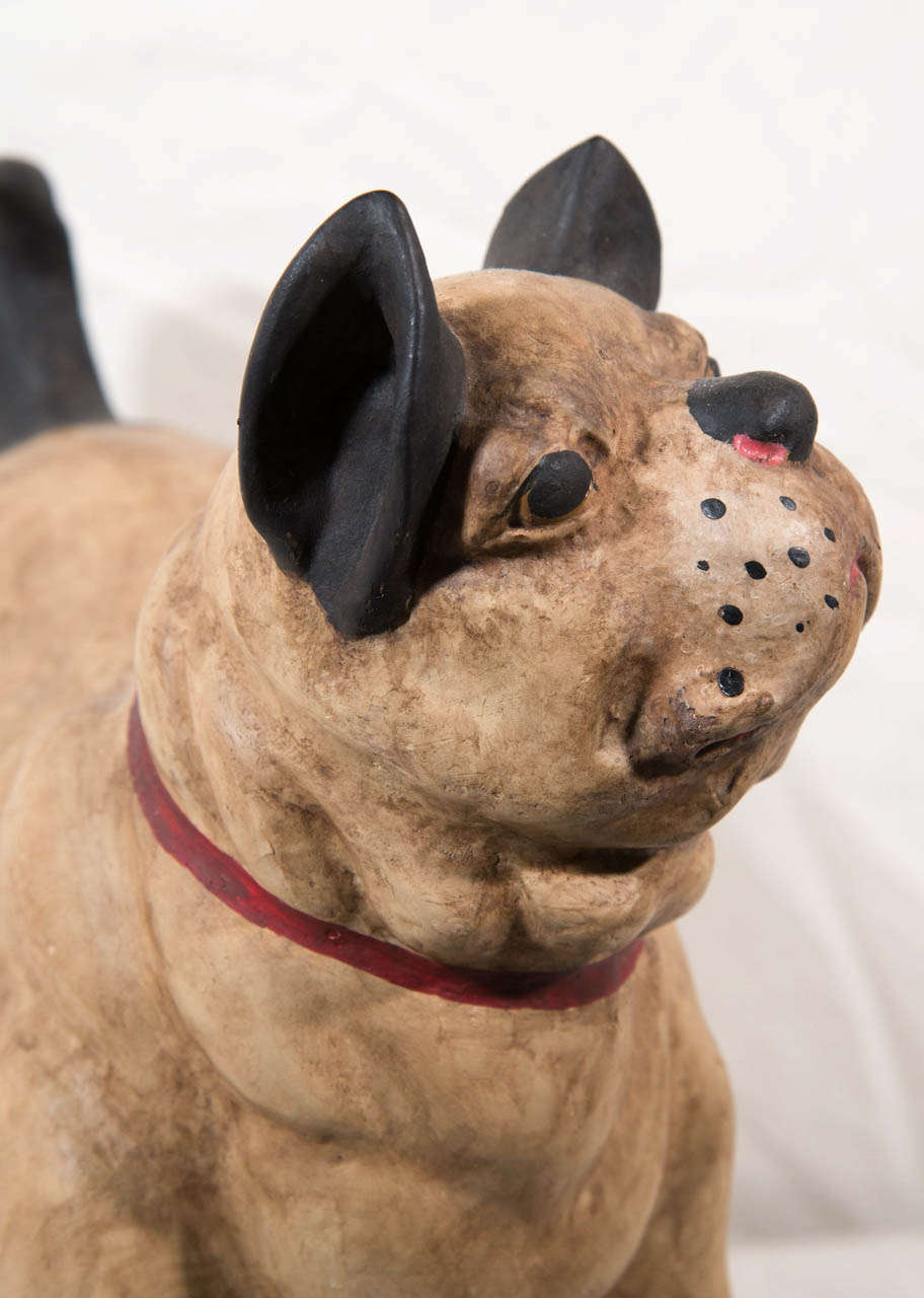 Antique Papier Mache French Bulldog at 1stDibs paper mache french