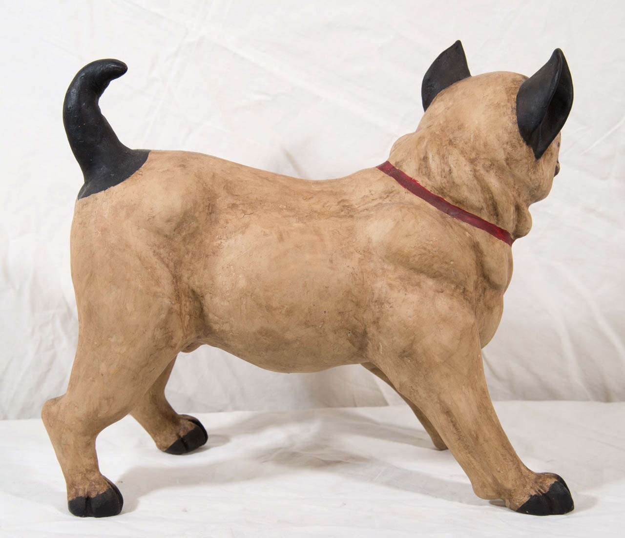 Antique Papier Mache French Bulldog at 1stdibs