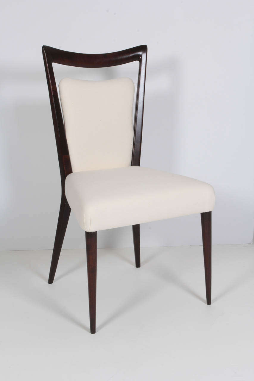 Italian Set of Twelve Dining Chairs by Bega and Gottardi