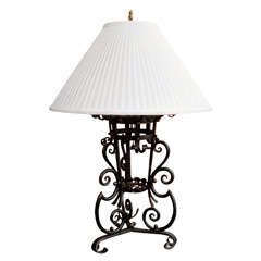 Wrought Iron Table Lamp