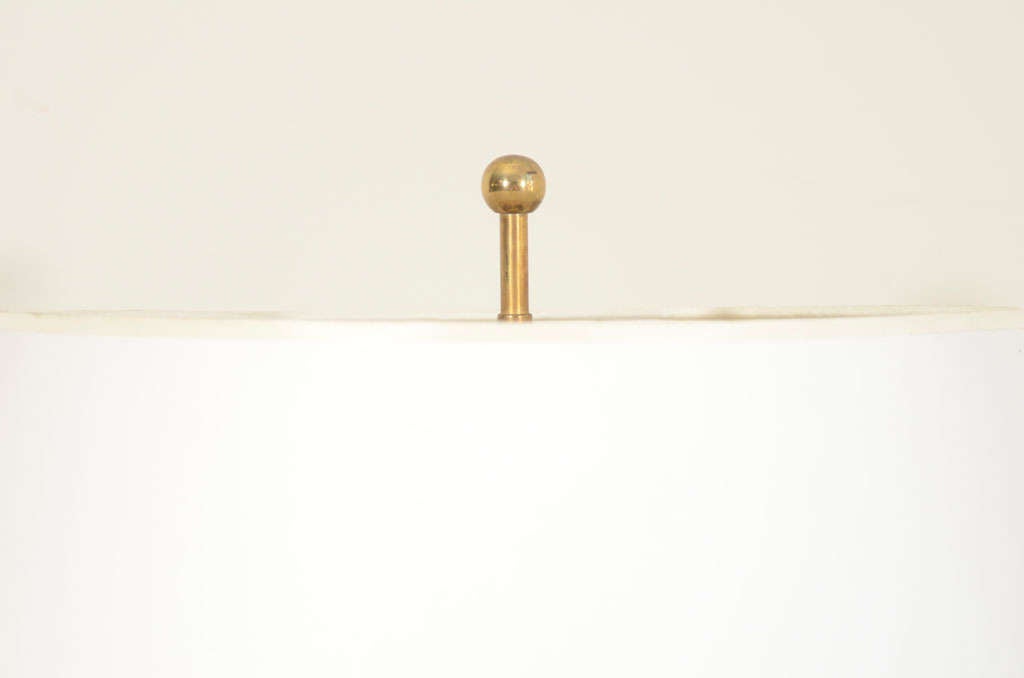 Robsjohn-Gibbings Brass Tripod Table Lamp In Good Condition For Sale In New York, NY