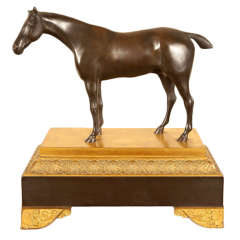 19th Century Bronze & Gilt Horse