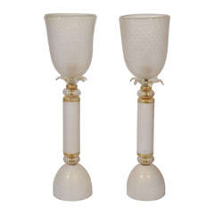 Pair of Pauly 
C. lamps