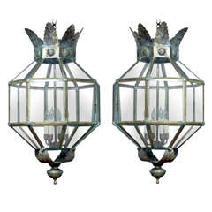 pair of Italian lanterns/ Italian lantern