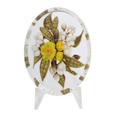 David Graeber-Ed Poore Oval Paperweight Plaque David Graeber-Ed Poore Oval Paperweight Plaque