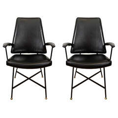 Jacques Quinet side chairs