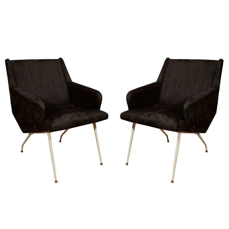 Louis Sognot Armchairs For Sale