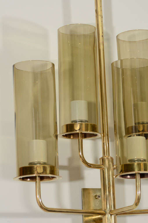 Brass Hans-Agne Jakobsson Sconces For Sale