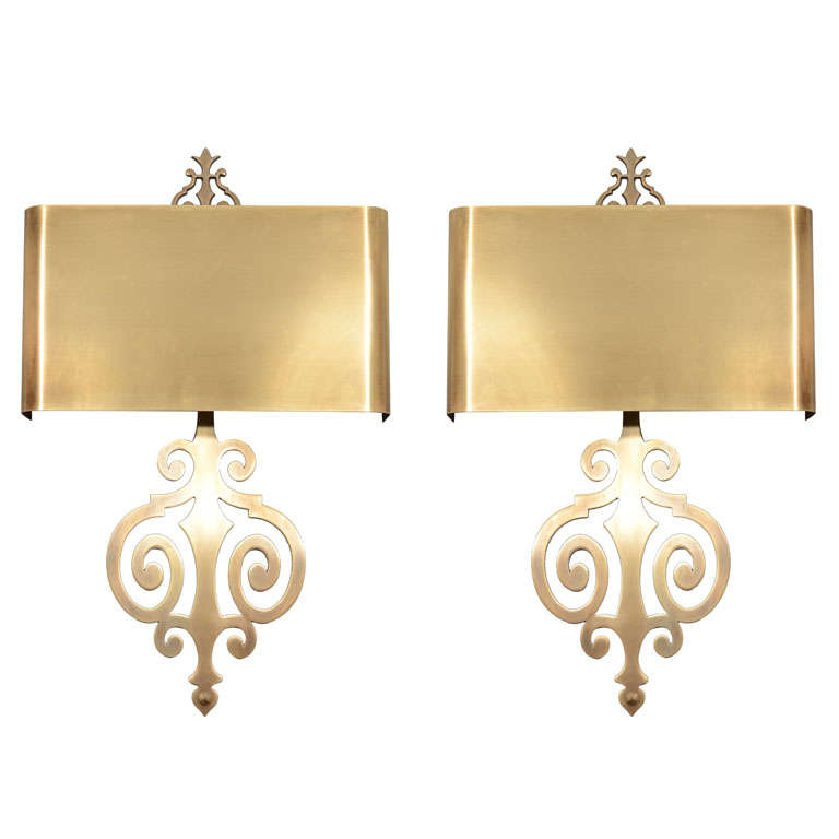 Charles scroll sconces