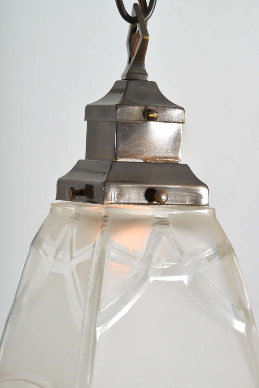Glass American Colonial, Four-Light Fixture