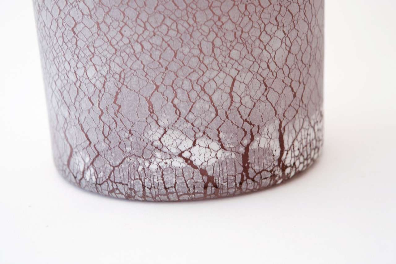 Italian Corroso Vase by Alfredo Barbini