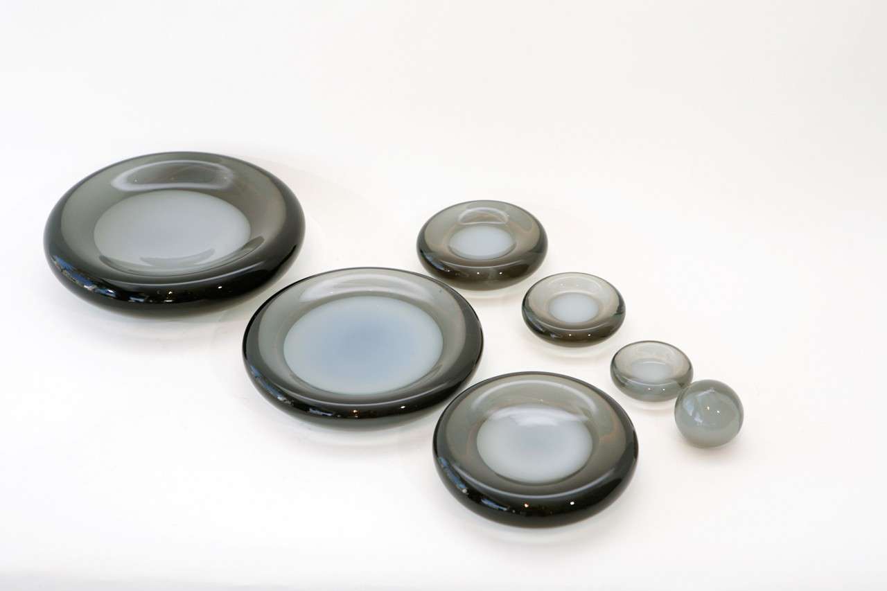 Stacked Murano Glass Sculpture by Seguso