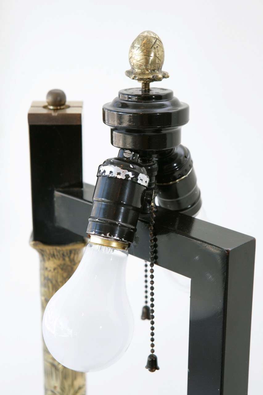 Pair of Decorative Monkey Table Lamps In Excellent Condition In Palm Desert, CA
