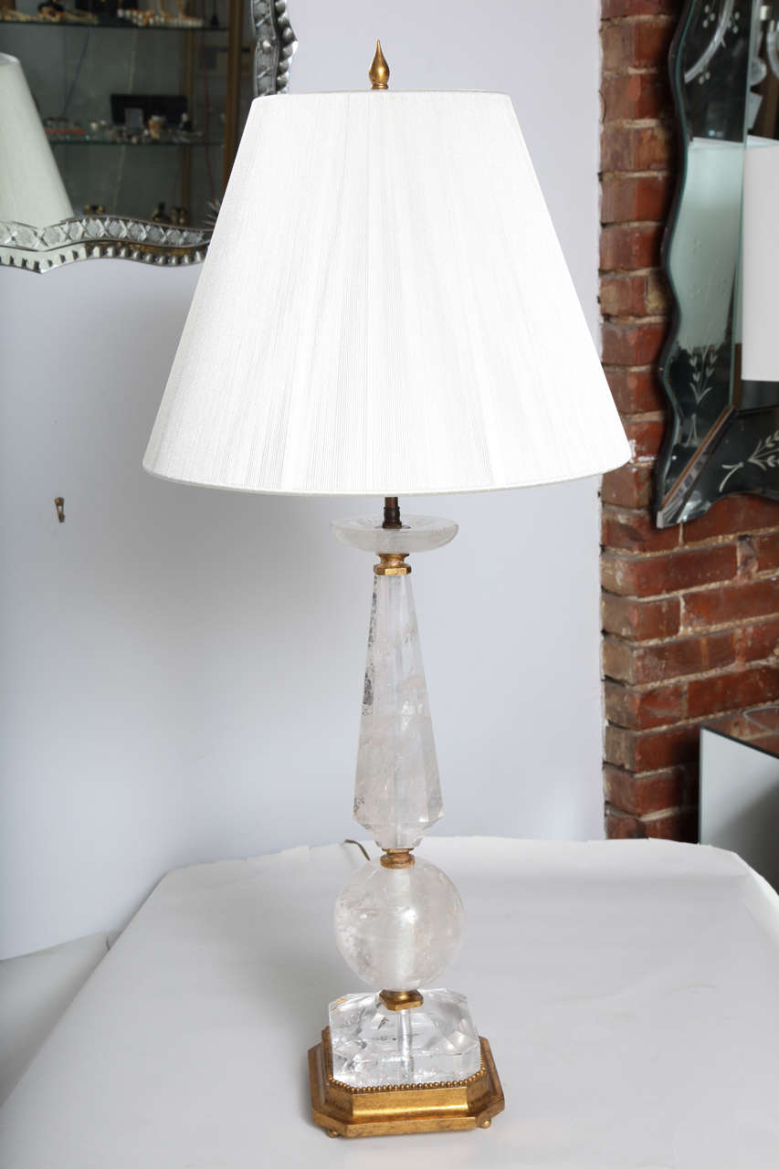 Large Rock Crystal Table Lamps