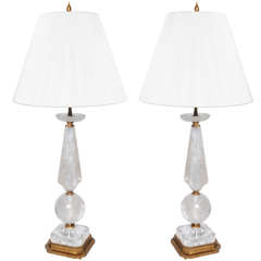 Large Rock Crystal Table Lamps