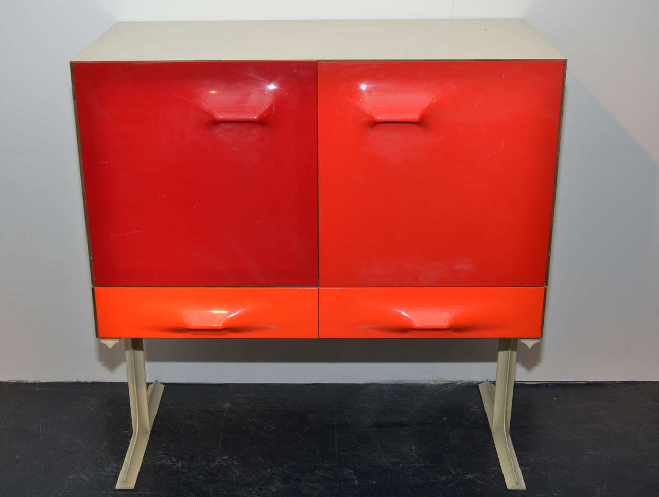 French Small 1968 Cabinet by Raymond Loewy Edited by BF 2000 For Sale