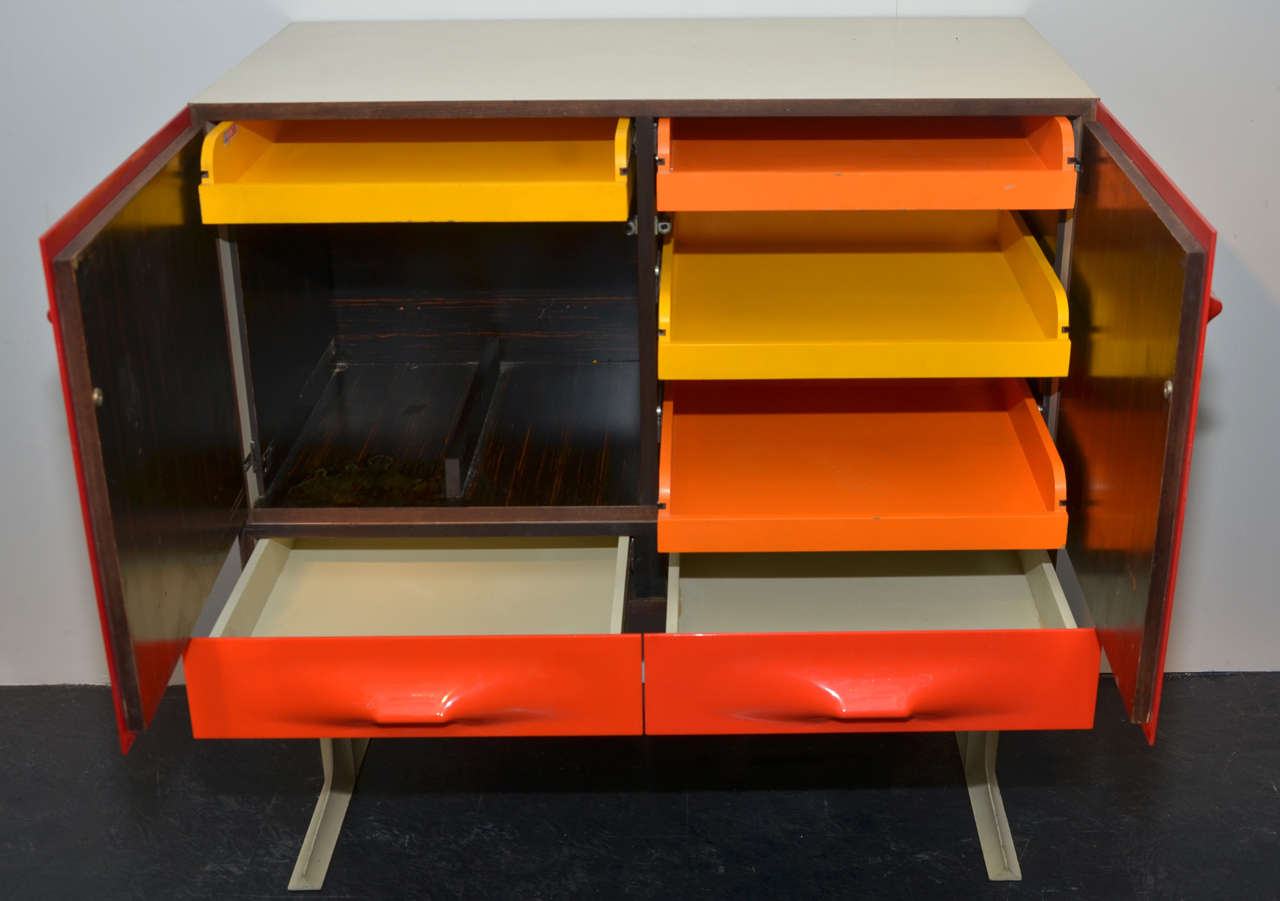 Small 1968 Cabinet by Raymond Loewy Edited by BF 2000 For Sale 3
