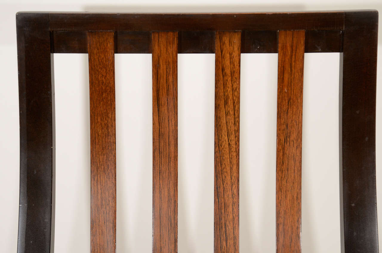 Ebonized Walnut Chairs by Harvey Probber 1