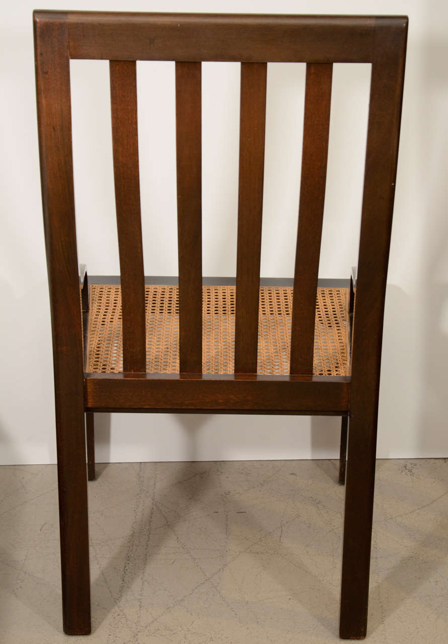 Ebonized Walnut Chairs by Harvey Probber 4