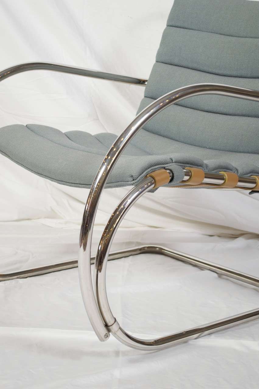Mid-Century Modern Mies van der Rohe for Knoll International MR Lounge Armchair