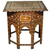 Anglo Indian Inlaid Tabouret
