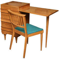 Vintage Superb Carlo di Carli Cherry Desk & Chair