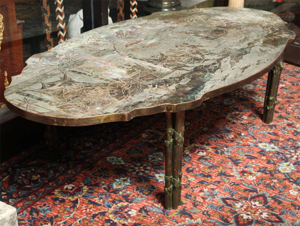 Very Fine Philip and Kevin La Verne Chinoserie Coffee Table 1
