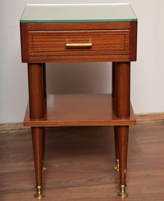 French Pair of Art Deco Side Tables
