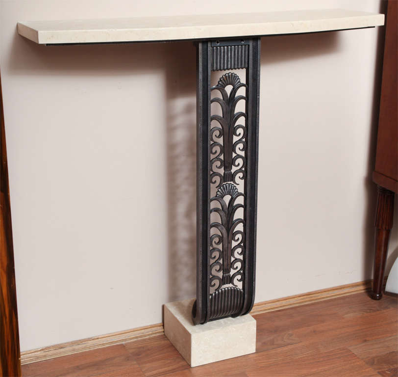 Art Deco Style Console in the manner of Brandt For Sale 2