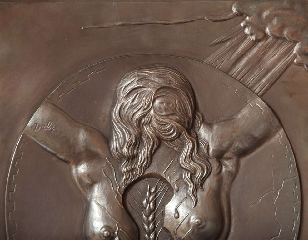 Dali Bronze Bas-Relief Fécondité im Zustand „Gut“ im Angebot in Bridgewater, CT