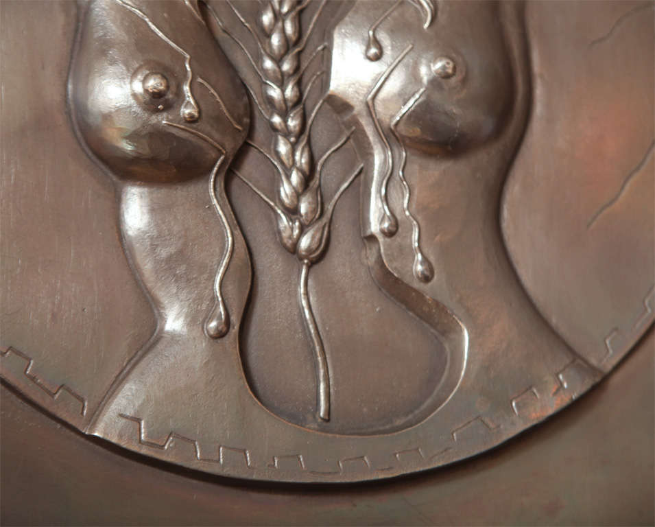 Dali Bronze Bas-Relief Fécondité en vente 2