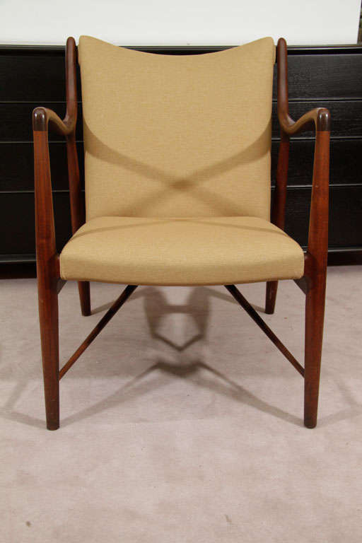 20th Century Mid Century Danish Modern Finn Juhl 45 Chair