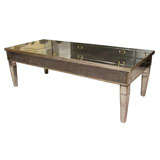 Mid Century Mirrored Coffee / Cocktail Table