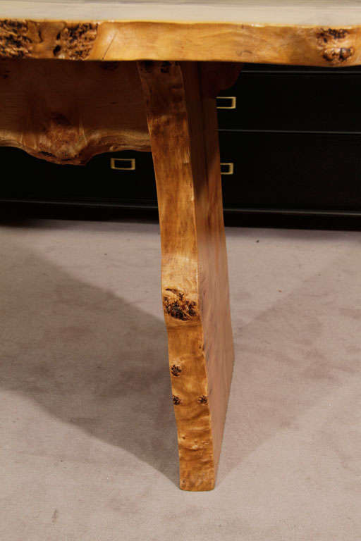 curly maple table